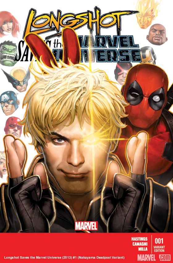 Longshot Saves the Marvel Universe (2013) #1 (Nakayama Deadpool Variant)