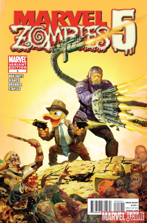 MARVEL ZOMBIES 5 #5 variant cover by Arthur Suydam