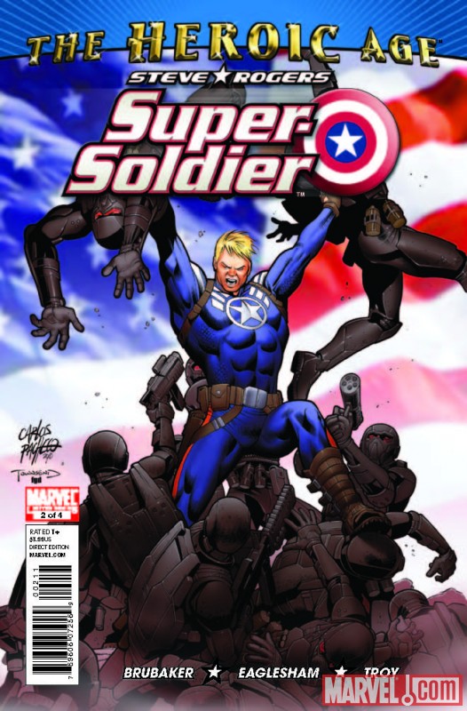 Steve Rogers: Super-Soldier #2 cover by Carlos Pacheco