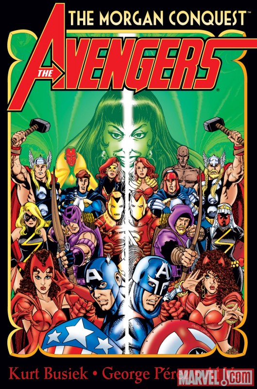 AVENGERS: THE MORGAN CONQUEST trade paperback cover by George Perez