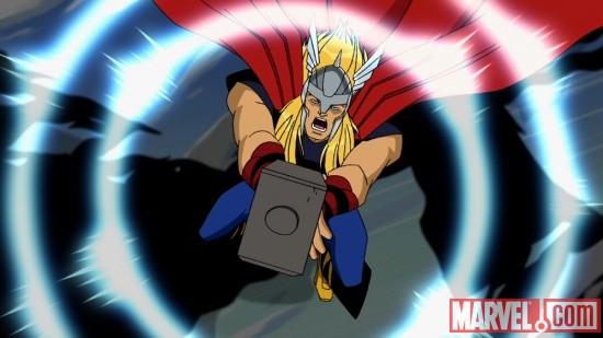 Thor from The Avengers: Earth's Mightiest Heroes!