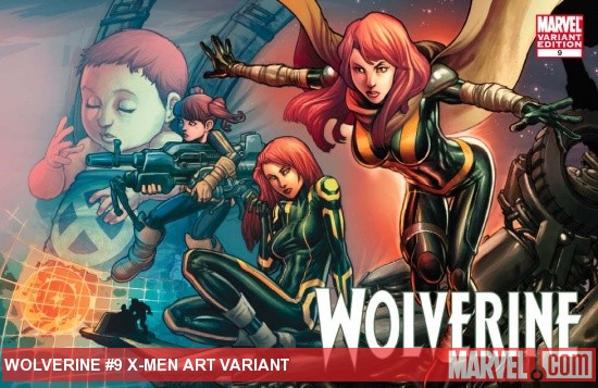 Wolverine (2010) #9 variant cover by Michael Ryan