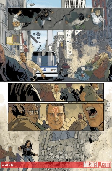 X-23 #13 preview art by Phil Noto