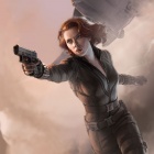 Black Widow SDCC 2011 exclusive concept art poster