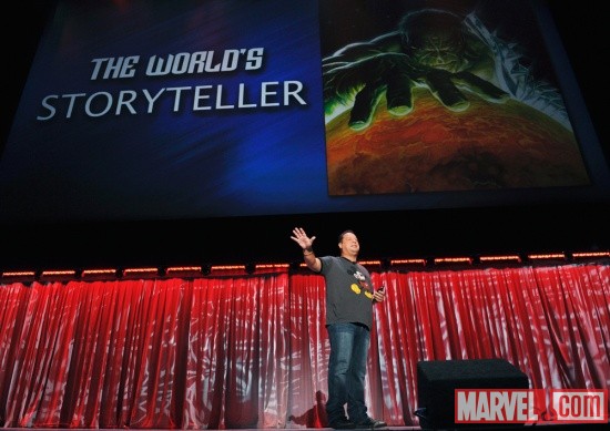 Marvel CCO Joe Quesada at D23 2011