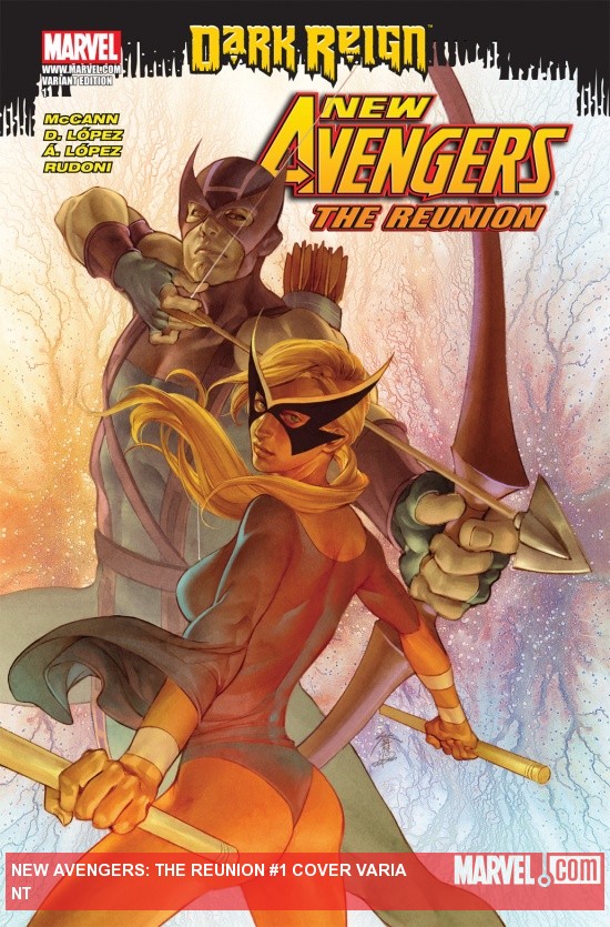 New Avengers: The Reunion (2009) #1, COVER VARIANT