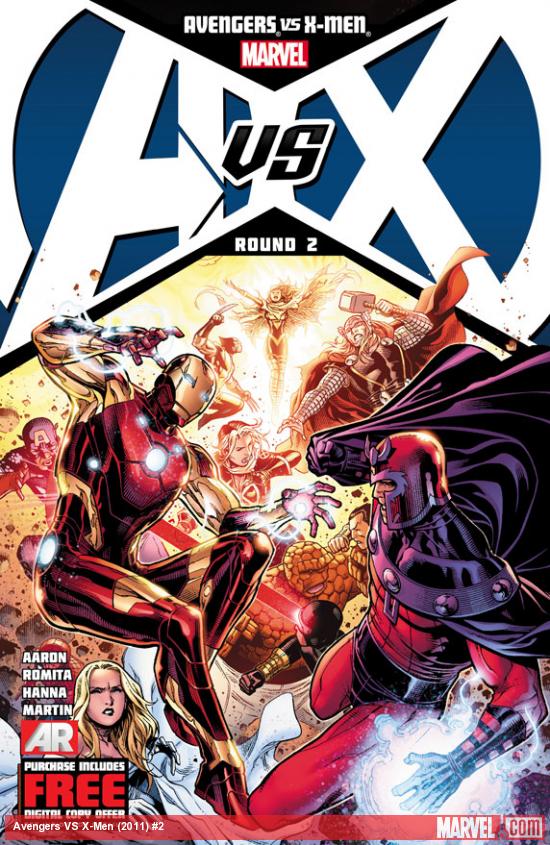 Avengers Vs. X-Men #2 cover by Jim Cheung