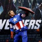 Captain America cosplayers at Wondercon 2012