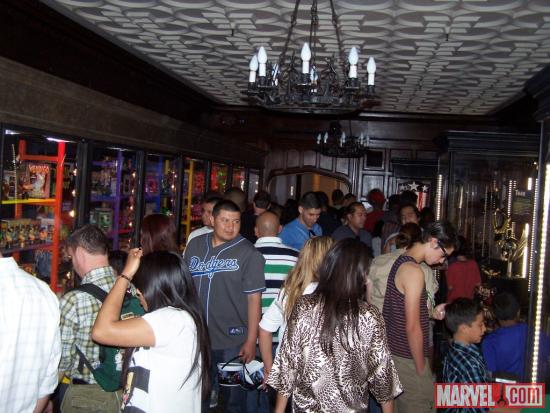 Avengers fans at El Capitan Theatre's midnight screening of Marvel's The Avengers