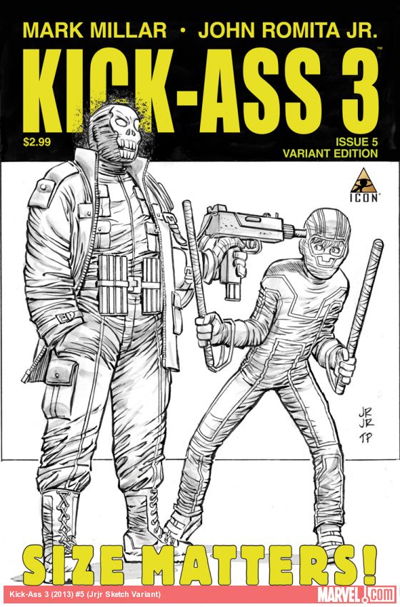 Kick-Ass 3 (2013) #5 (Jrjr Sketch Variant)