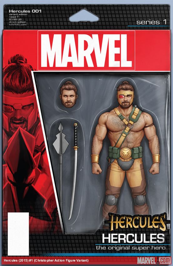 Hercules (2015) #1 (Christopher Action Figure Variant)