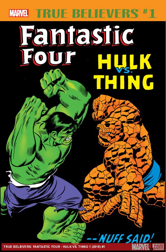 True Believers: Fantastic Four - Hulk Vs. Thing (2018)