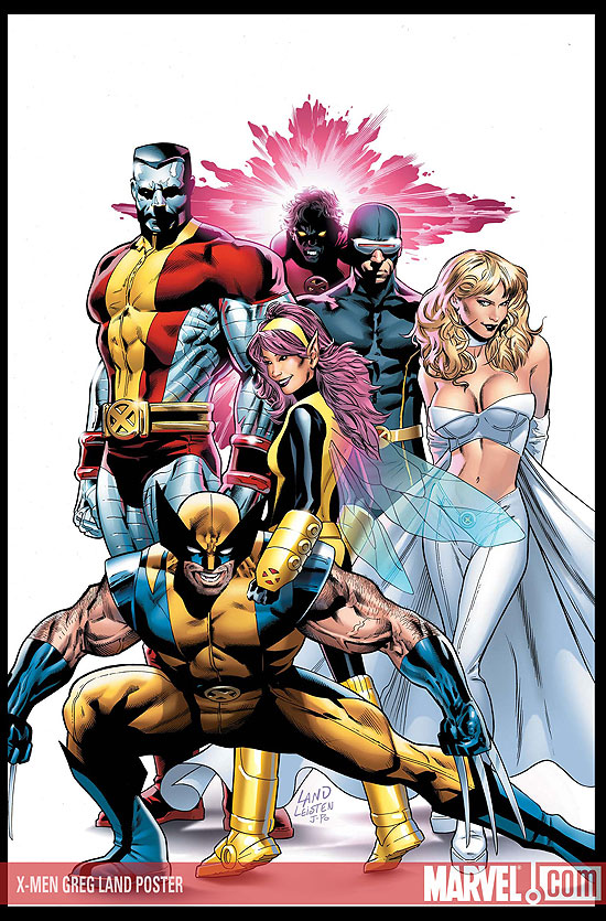 X-Men Greg Land Poster (2008)