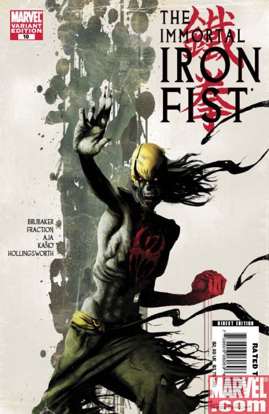 Immortal Iron Fist #10 Zombie Cover