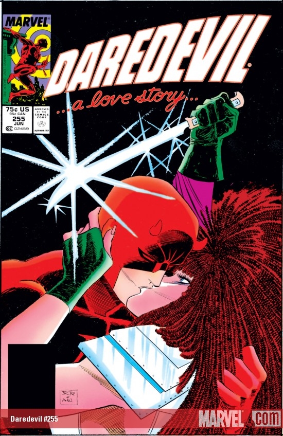DAREDEVIL #255 COVER