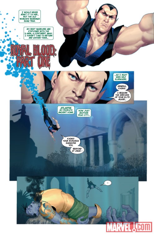 Namor: The First Mutant #1 preview art by Ariel Olivetti