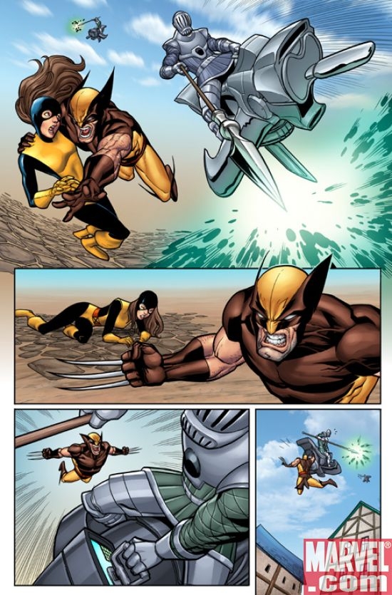 WOLVERINE: FIRST CLASS #3 preview art by Salvador Espin