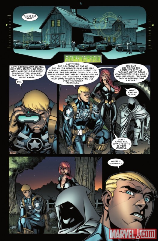 DEADPOOL #28 preview page by Carlo Barberi