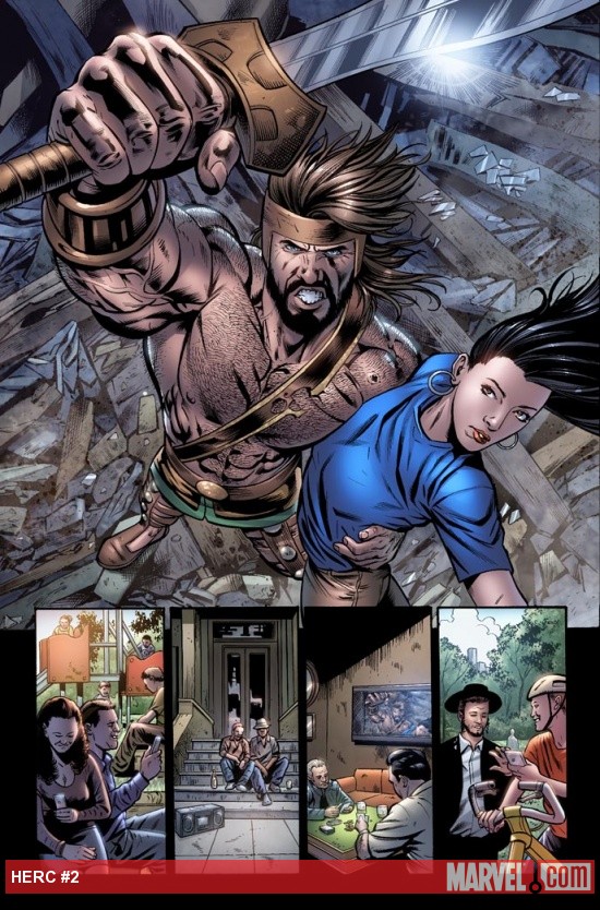 Herc #2 preview art by Neil Edwards