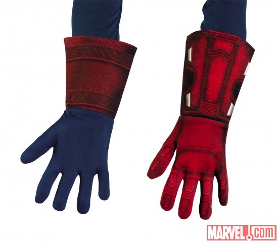 Captain America Deluxe Gloves Child
