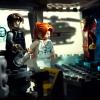 A scene from Marvel's Iron Man 3 recreated with LEGO Minifigures