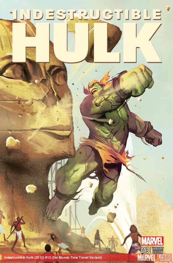 Indestructible Hulk (2012) #13 (Del Mundo Time Travel Variant)