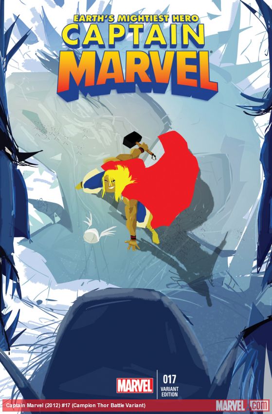 Captain Marvel (2012) #17 (Campion Thor Battle Variant)