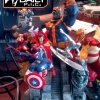 Infinity Gauntlet statue by Kotobukiya next to my computer.