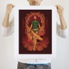 Mighty Fine: Phoenix Nouveau art print by Megan Lara