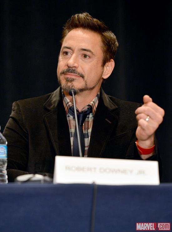 Iron Man 3 star Robert Downey, Jr. at San Diego Comic-Con 2012