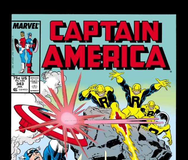 Captain America (1968) #343 Cover