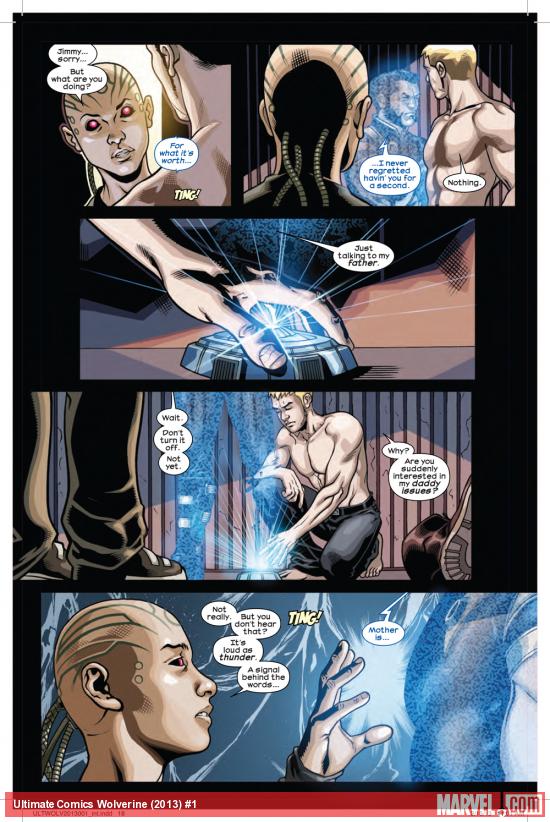 Ultimate Comics Wolverine #1 preview page by Ramon Rosanas