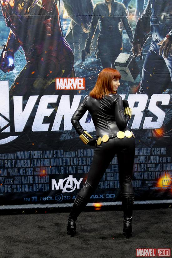 Black Widow cosplayer at Wondercon 2012