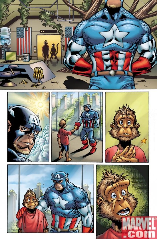 MARVEL APES #1 Interior Art