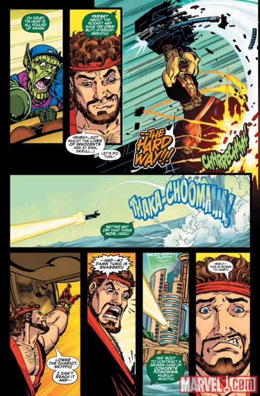 HERCULES: TWILIGHT OF A GOD #1 preview art by Bob Layton and Ron Lim