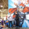 Mike Pasciullo and Shadowland Daredevil cosplayer at Marvel's Fan Expo Canada Costume Contest