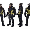 Final color art for Wolverine from the X-Men Anime series