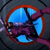Hawkeye readies his bow in The Avengers: Earth's Mightiest Heroes!
