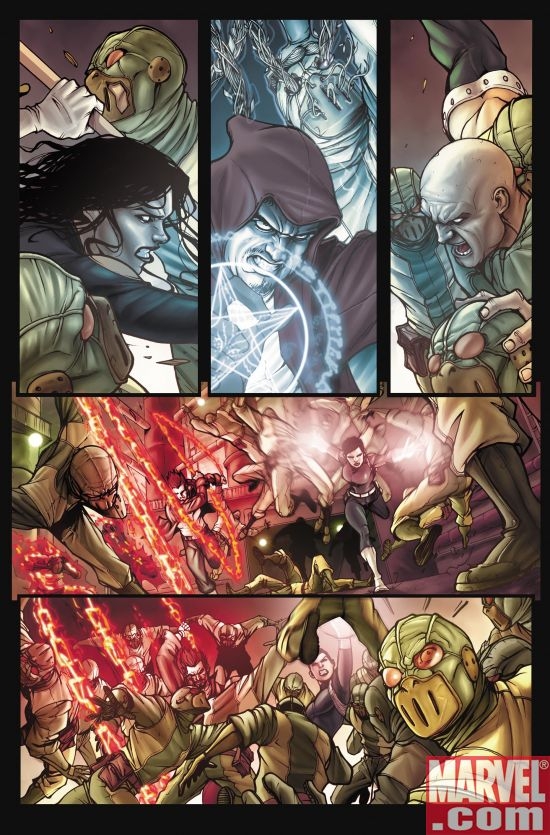 SECRET WARRIORS #1 preview art by Stefano Caselli