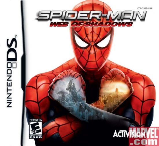 Spider-Man: Web of Shadows Nintendo DS box art