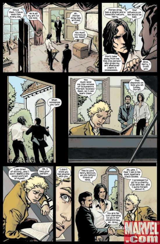 Marvel Illustrated: The Picture of Dorian Grey #1, page 4