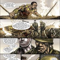 CAPTAIN AMERICA/BLACK PANTHER: FLAGS OF OUR FATHERS #3 preview art by Denys Cowan