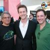 Uni's Ron Meyer, Edward Norton and Uni's Adam Fogelson