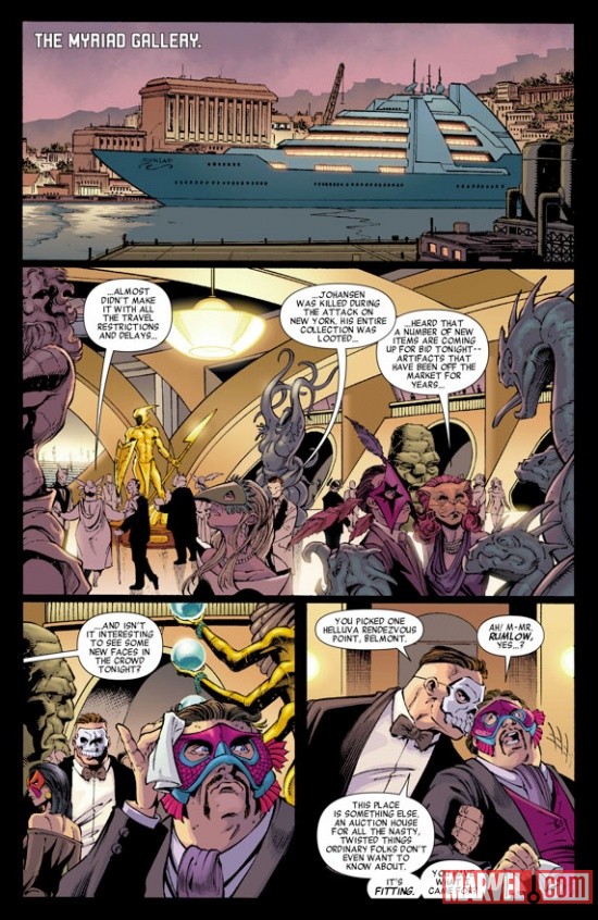 Fear Itself: The Fearless #1 preview art by Mark Bagley & Paul Pelletier