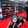 Harley-Davidson motorcycle on Avengers red carpet