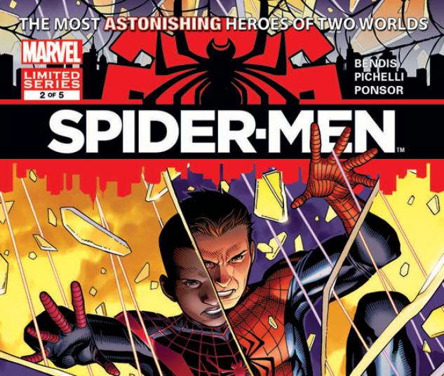 Spider-Men #2 cover by Jim Cheung