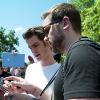 The Amazing Spider-Man Actor Andrew Garfield with Marvel Associate Producer Blake Garris