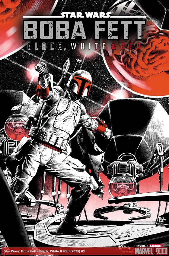Star Wars: Boba Fett - Black, White & Red (2025) #3 (Variant)
