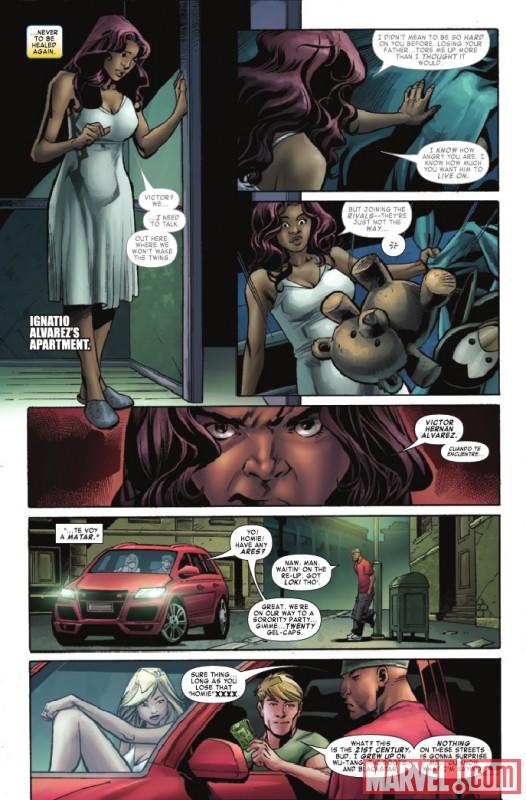 SHADOWLAND: POWER MAN #2 preview page by Mahmud Asrar