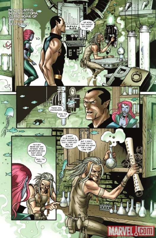 NAMOR: THE FIRST MUTANT #3 preview page by Fernando Blanco